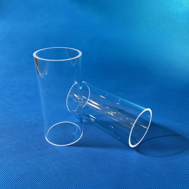 Customized infrared heat resistant quartz glass tube