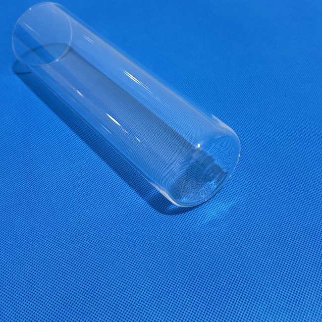 Infrared heat resistant quartz glass tube