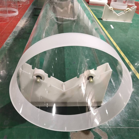 500-800mm Large Diameter Quartz Tube