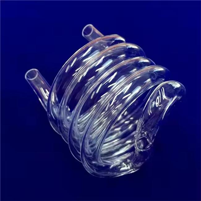 High-temperature resistant transparent spiral quartz tube Wholesaler