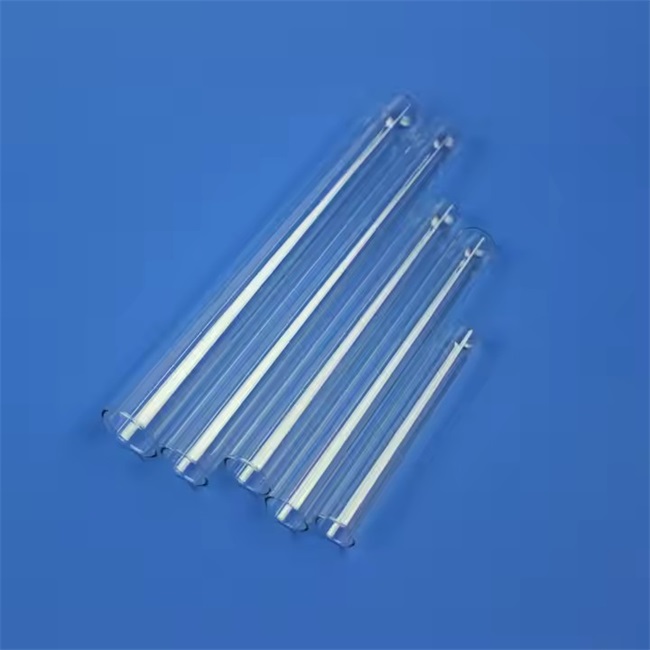 20ml 30ml 50ml 100ml Proveedor de tubo de ensayo de vidrio de cuarzo de laboratorio