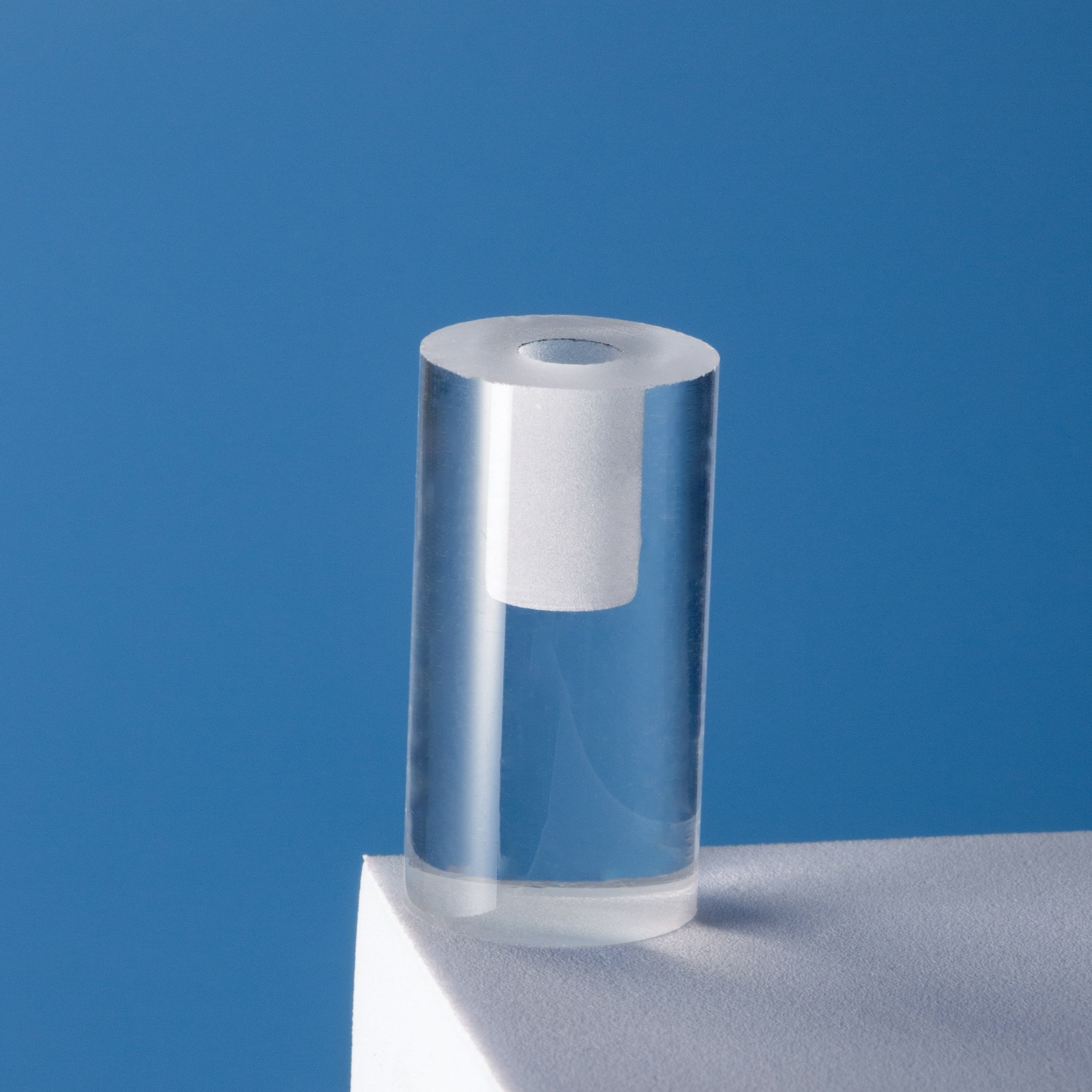 Mini quartz rod supplier with hole on one end
