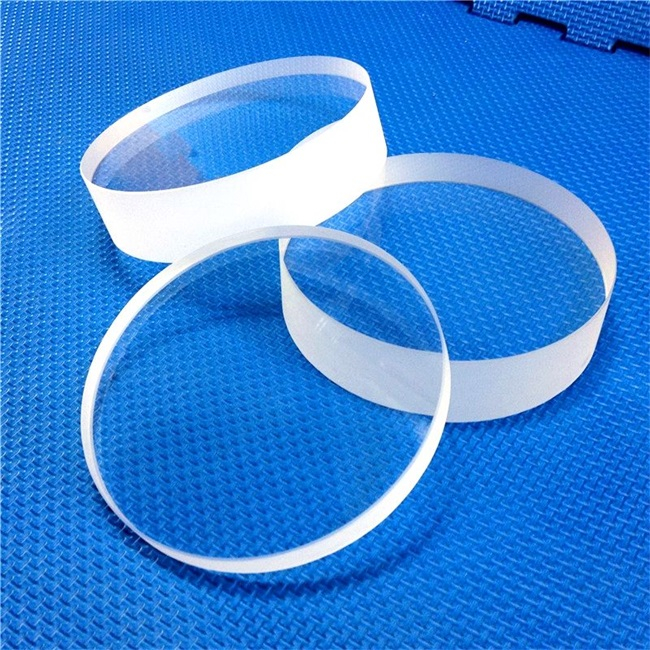 Disque de silice fusionné ultraviolet transparent