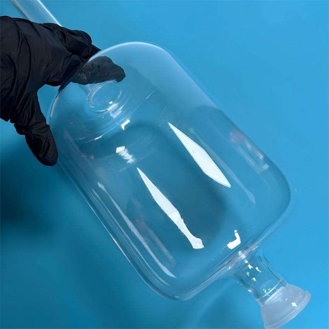 Flat quartz bottle ball instrument factory