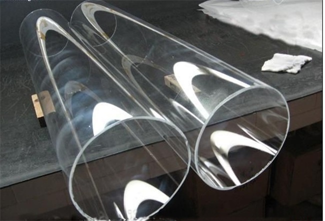 How to clean large diameter fused silica glass tube