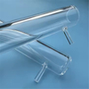 Laboratorio di vetro in quarzo trasparente tubo condensatore