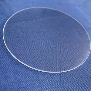 CNC pressé Plate de verre de silice fusionnée