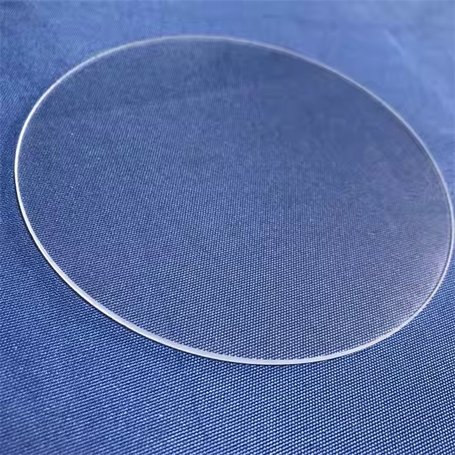 CNC pressé Plate de verre de silice fusionnée