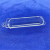 Bateau en quartz de laboratoire transparent avec poignée