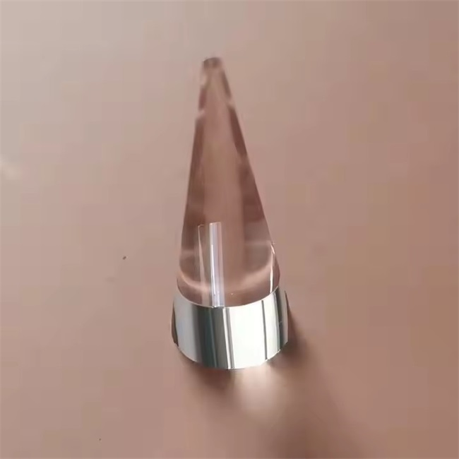Fused silica coated light guide cone prism supplier