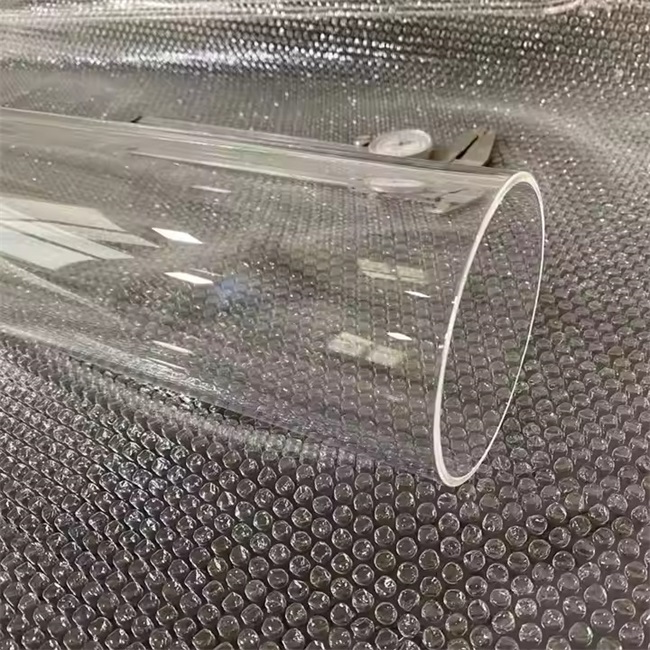 Excellent Electrical Insulation Large Diameter Quartz Tube