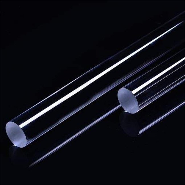 3 à 450 mm de tiges de silice fusionnées optiques transparentes