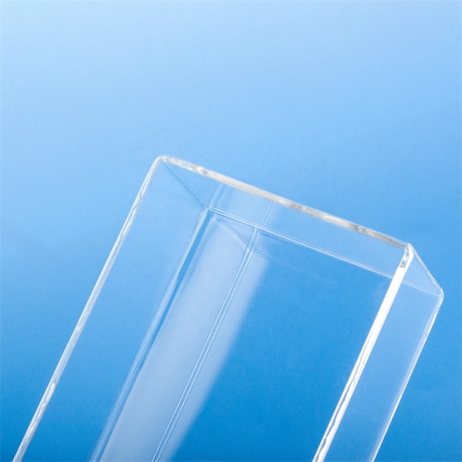 Transparent square cylindrical quartz container manufacturer