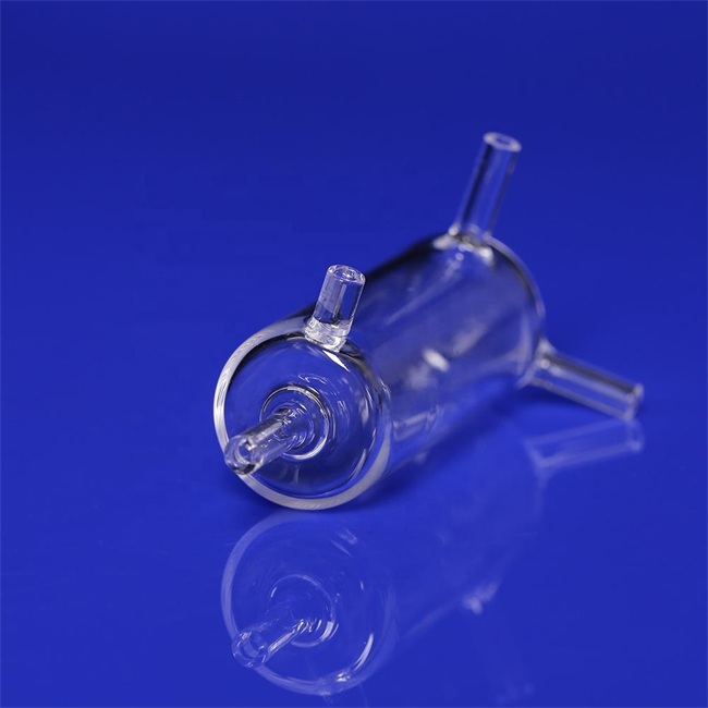 Laboratory transparent quartz overflow tube supplier