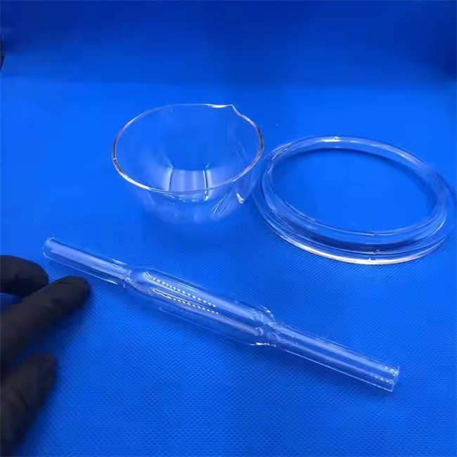 High temperature resistant outer diameter 10-200mm semiconductor transparent quartz crucible