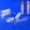 Curved Quartz Spiral Tube