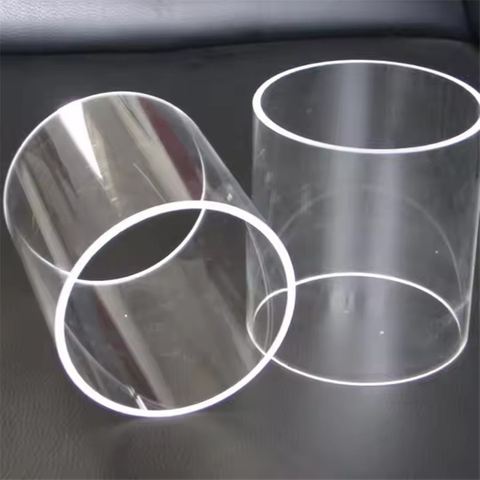 Tubo de vidrio de cuarzo sin ozono de 20-3000 mm de gran diámetro