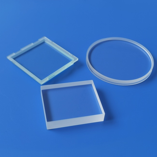 Pannello in vetro in quarzo quadrato glassati