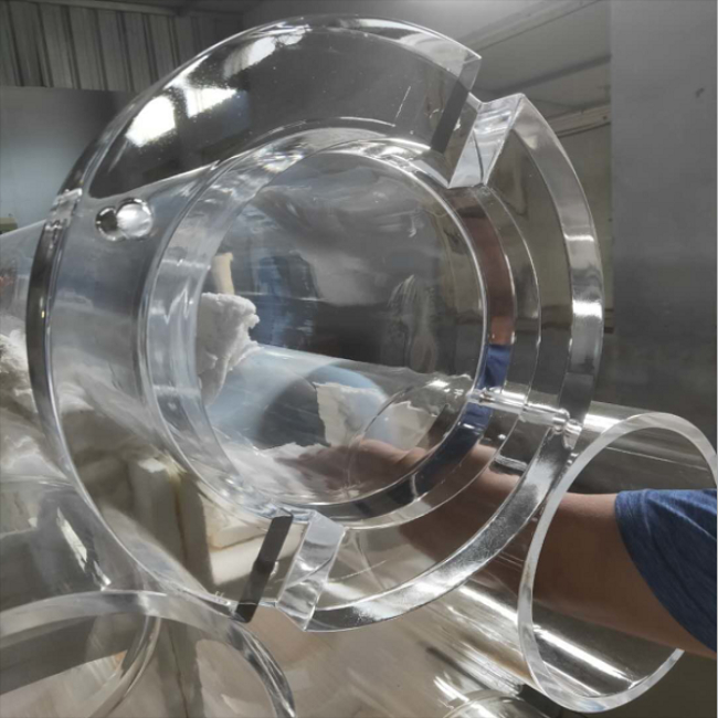 CVD Furnace Transparent Cylindrical Quartz Tube
