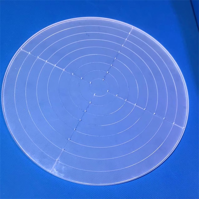 Laboratory Frosted Quartz Glass Plate-2