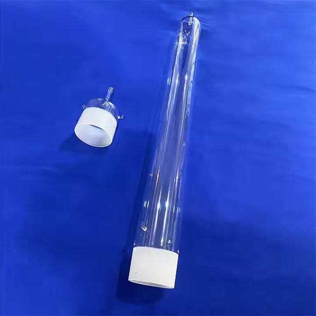 Ozone free large-diameter quartz furnace tube supplier