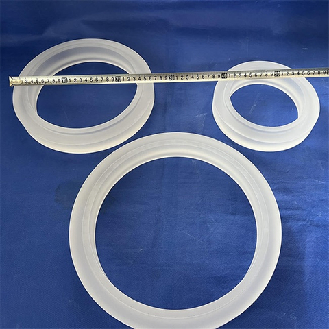 2-500mm Transparent Vacuum Quartz Flange