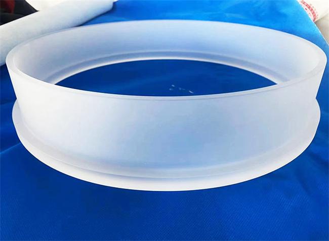 2-500mm transparent vacuum quartz flange wholesaler