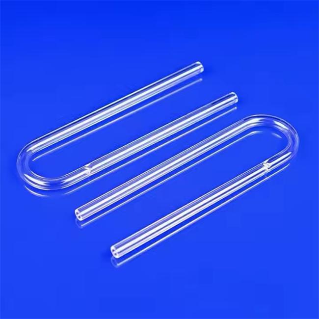 Chemical U-shaped bent quartz tube seller