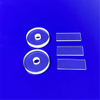 Custom High Purity Polished Laser Perforated Quartz Plate