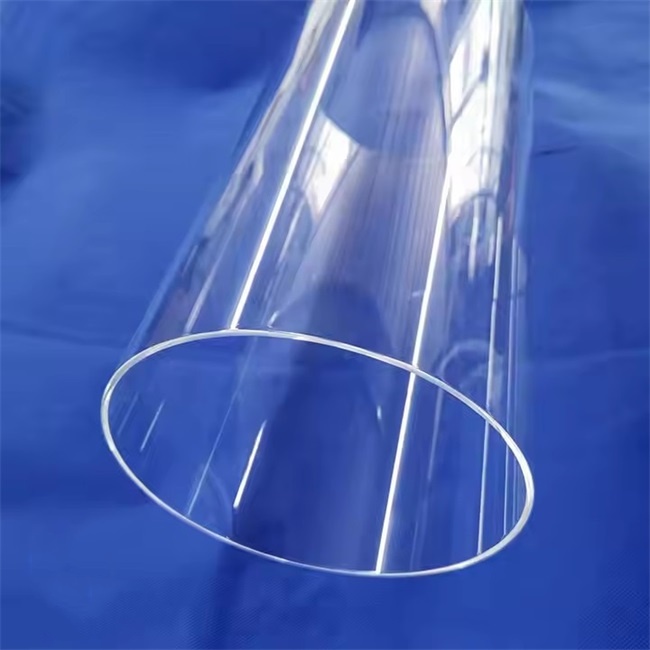 Tube de quartz de grand diamètre de 2000 mm