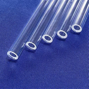 Diamètre 5-350 mm Tube de verre de silice fusionné chimique