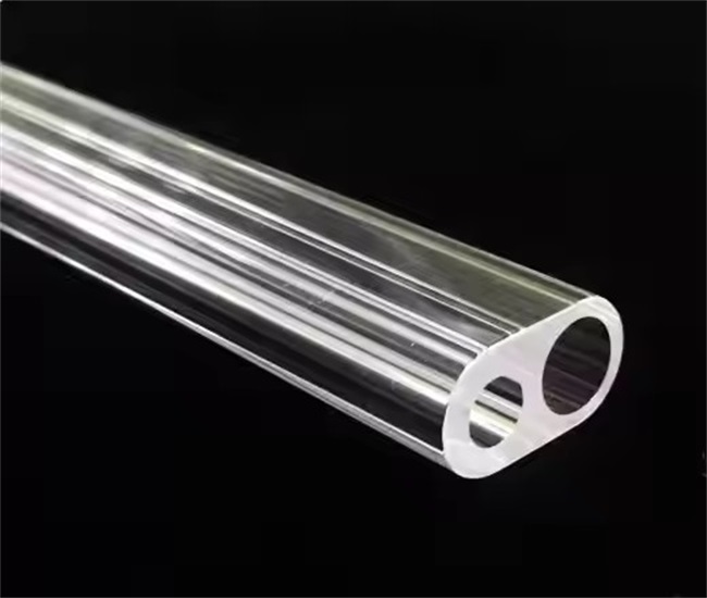 Quartz vacuum double-layer tubes