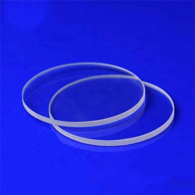 0.5-100mm length and width transparent UV quartz plates