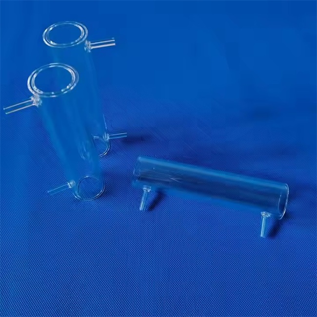 Water circulation condensing quartz tube factory