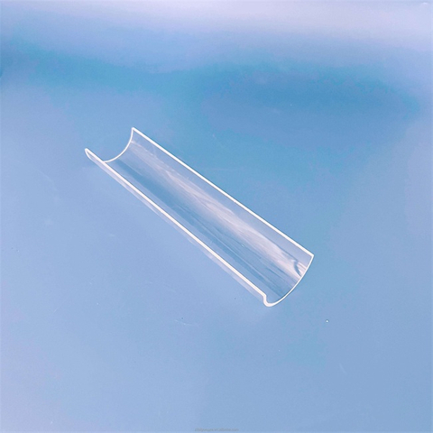 High Purity 5-500mm Transparent Arched Quartz Tube