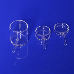 Laboratory Quartz Flow Cell Reaction Vessel