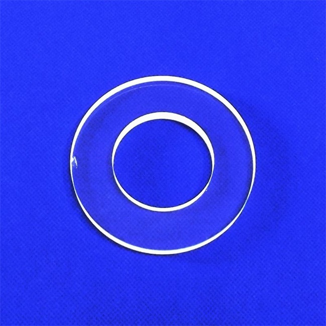 Wear-resistant transparent quartz ring supplier