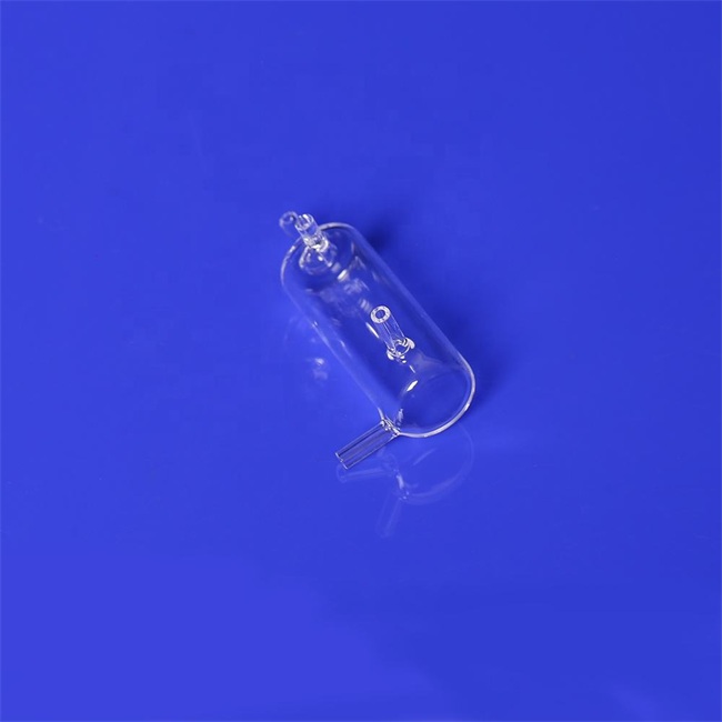 High temperature resistant laboratory transparent quartz overflow tube