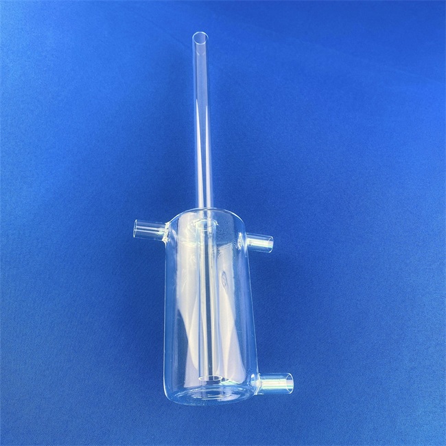 Large diameter tube furnace quartz tube