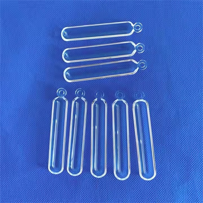 High-temperature resistant transparent semiconductor quartz glass boat