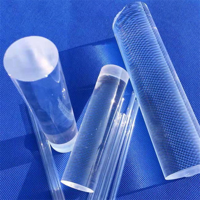 Highly Transparent Quartz Rods