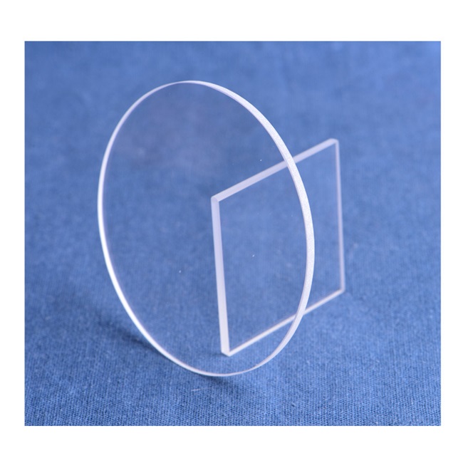 Highly transparent optical quartz glass plate