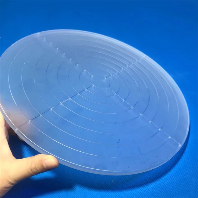 Laboratory Frosted Quartz Glass Plate