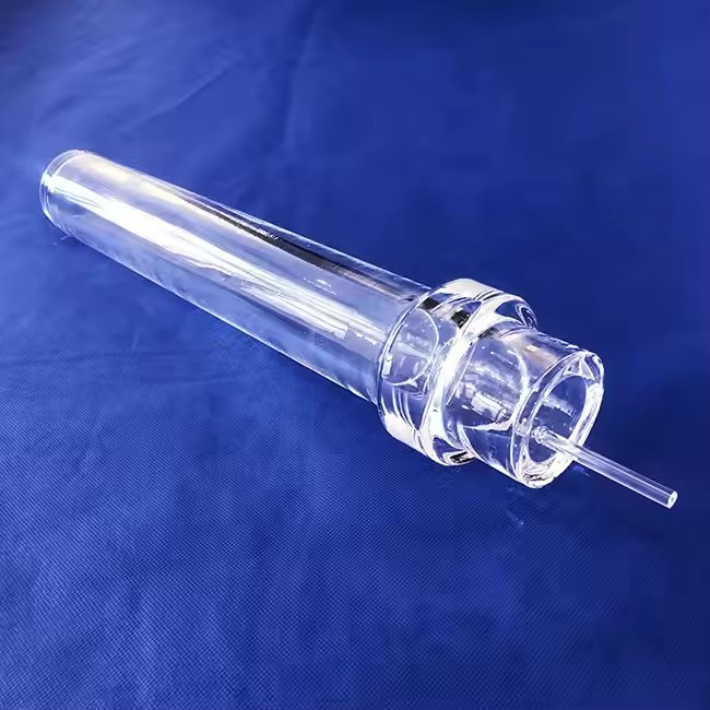 Ozone free large-diameter quartz furnace tube