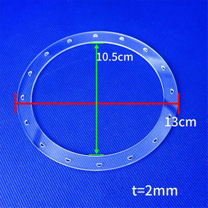 Quartz Flange Ring Sealing Gasket