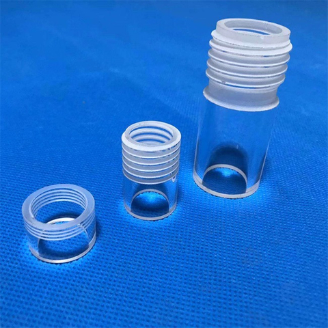 Quartz Glass Tube with Threaded Coil