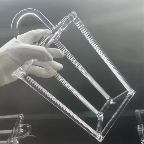 Laboratoire transparent transparent de 2 à 8 pouces de quartz multi-usage