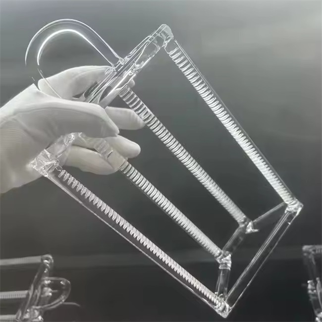 Laboratoire transparent transparent de 2 à 8 pouces de quartz multi-usage