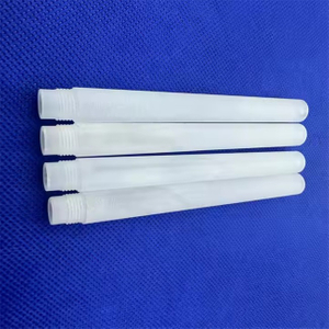구경 1-100mm 열 저항성 유백색 흰색 쿼츠 튜브