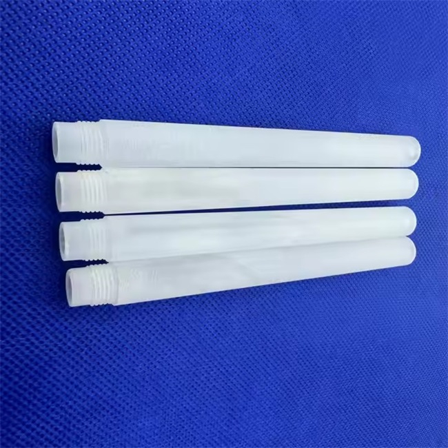 Calibre 1-100 mm résistant à la chaleur tube de quartz blanc laiteux
